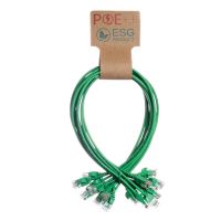 Cablenet 1m Cat6 RJ45 Green U/UTP LSOH 30AWG Slim Snagless Booted Patch Lead (PK10)