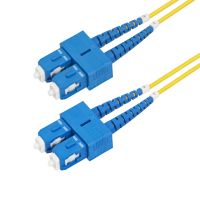 StarTech.com 3m (9.8ft) SC to SC (UPC) OS2 Single Mode Duplex Fiber Optic Cable, 9/125Âµm, 40G/100G 