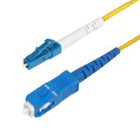 StarTech.com 10m (32.8ft) LC to SC (UPC) OS2 Single Mode Simplex Fiber Optic Cable, 9/125Âµm, 40G/10