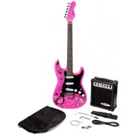 PDT Jaxville Pink Punk Guitar Package