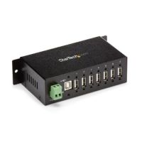 StarTech 7-Port Industrial USB 2.0 Hub with ESD & 350W Surge Protection