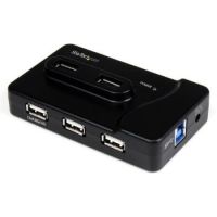 StarTech 6 Port USB 3.0 / USB 2.0 Combo Hub with 2A Charging Port �� 2x USB 3.0 & 4x USB 2.0