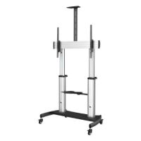 Startech-Com Mobile TV Stand - Heavy Duty TV Cart for 60-100" Display (100kg/220lb) - Height Adjusta