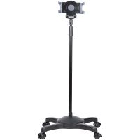 StarTech.com Mobile Tablet Stand with Lockable Wheels - Height Adjustable Cart - Universal Rolling F