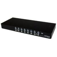 StarTech 16 Port 1U Rackmount USB KVM Switch Kit with OSD and Cables