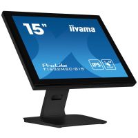 iiyama ProLite T1532MSC-B1S computer monitor 38.1 cm (15") 1024 x 768 pixels XGA LCD Touchscreen Black