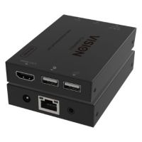 Vision HDMI-over-IP Transmitter AV transmitter Black