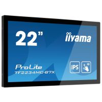 iiyama ProLite TF2234MC-B7X computer monitor 54.6 cm (21.5") 1920 x 1080 pixels Full HD LED Touchscreen Multi-user Black