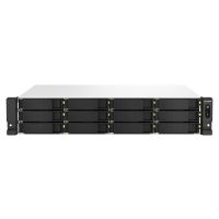 QNAP TS-1264U-RP - NAS-Server - 12 Schächte - Rack - einbaufähig - SATA 6Gb/s - RAID RAID 0, 1, 5, 6