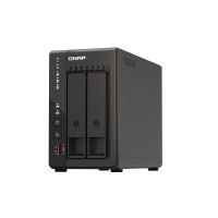 QNAP TS-253E NAS Tower IntelÂ® CeleronÂ® J6412 8 GB 16 TB HDD QNAP QTS Black