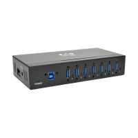 Tripp Lite U360-007-IND 7-Port Industrial-Grade USB 3.x (5Gbps) Hub - 20 kV ESD Immunity, Metal Housing, Mountable