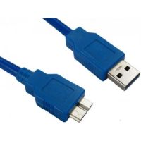 Target USB3-MICROSRT-BLK USB cable 0.75 m USB 3.2 Gen 1 (3.1 Gen 1) USB A Micro-USB B Blue