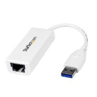 StarTech USB 3.0 to Gigabit Ethernet NIC Network Adapter - White