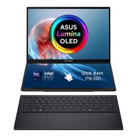 ASUS Zenbook Duo UX8406CA-QL135W Intel Core Ultra 7 255H Hybrid (2-in-1) 35.6 cm (14") Touchscreen WUXGA 16 GB LPDDR5x-SDRAM 1 TB SSD Wi-Fi 7 (802.11be) Windows 11 Home Grey