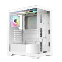 VIDA VETRO-WHT computer case Tower White