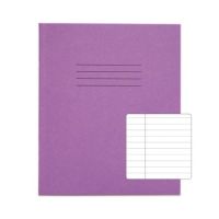 Victor Technology RHINO 8 x 6.5 Exercise Book 48 Page Purple F8M (Pack of 100)
