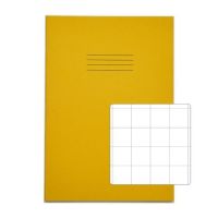 Rhino A4 Exercise Book 64 Page Yellow S20 (Pack of 50)