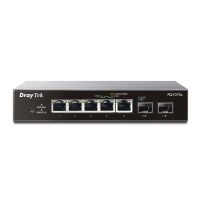 DrayTek PQ1070x Managed L2 2.5G Ethernet (100/1000/2500) Power over Ethernet (PoE) Black