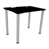 Draft Design Wfh 02 Black Laminated Top MDF / Black Legs