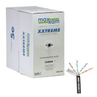 Cablenet Cat5e Black F/UTP Maxxam XXtreme Outdoor 24AWG Cable 305m Reel in Box