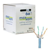 Cablenet Cat6a Ice Blue U/FTP LSOH 23AWG Solid CPR Dca Cable 305m Reel in Box