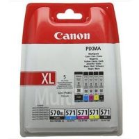 Canon 0318C004/PGI-570CLI571 Ink cartridge multi pack 1xPGI BK + 1xCLI Bk,C,M,Y Pack=5 for Canon Pixma MG 5750/7750