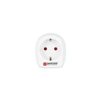 Skross 1.500230-E power plug adapter Type D (UK) Type C (Europlug) White