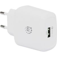 Wall/Power Charger (Euro 2-pin), USB-A Port, Output: 1x 18W (Qualcomm Quick C