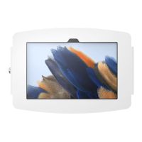 Compulocks Galaxy Tab A8 10.5" Space Enclosure Wall Mount - Mounting component (enclosure) - for tablet - lockable - white - screen size: 10.5" - stand mountable - for Samsung Galaxy Tab A8 (10.5 in)