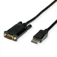 Value 11.99.5801 DisplayPort cable 1.5 m VGA (D-Sub) Black