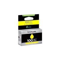 Lexmark 14N1071E/100XL Ink cartridge yellow high-capacity return program, 600 pages ISO/IEC 24711 for Lexmark Prestige Pro/Prospect Pro