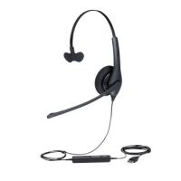 Jabra 1553-0159 BIZ 1500 Mono USB PC Headsets Black