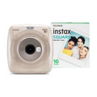 Fujifilm Instax Square SQ20 Hybrid Instant Camera (10 Shots) - Beige