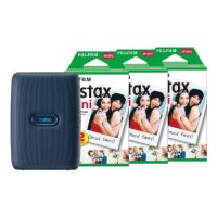 Fujifilm Instax Mini Link Wireless Photo Printer including 60 Shots - Dark Denim