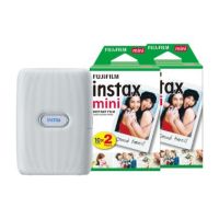 Fujifilm Instax Mini Link Wireless Photo Printer including 40 Shots - Ash White