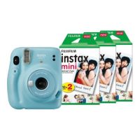 Fujifilm Instax Mini 11 Instant Camera with 60 Shot Film Pack - Sky Blue