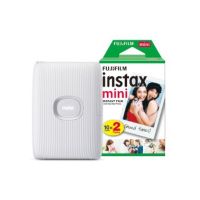 Fujifilm Instax Mini Link 2 Wireless Photo Printer with 20 Shot Pack - Clay White