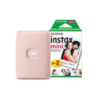 Fujifilm Instax Mini Link 2 Wireless Photo Printer with 20 Shot Pack - Soft Pink