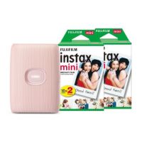 Fujifilm Instax Mini Link 2 Wireless Photo Printer with 40 Shot Pack - Soft Pink