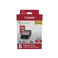 Canon 2052C006/CLI-581XL Ink cartridge multi pack Bk,C,M,Y high-capacity + Photopaper 50 sheet Pack=4 for Canon Pixma TS 6150/8150