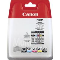 Canon 2078C005 (PGI-580 CLI 581 CMYK) Ink cartridge multi pack, 1x 200/1505/256/237/257 Pg