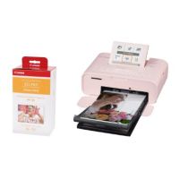 Canon SELPHY CP1300 Wireless Photo Printer including RP-108 Ink Paper Set for 108 Photos - Pink