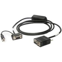 Zebra 25-13228-03R serial cable Black 1.8 m DB9