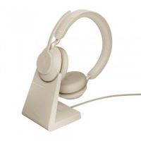 Jabra Evolve2 65, UC Stereo Headset Beige