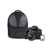 Canon EOS 2000D Black SLR Camera Kit EF-S 18-55mm IS Lens, 32GB SD Card & Case