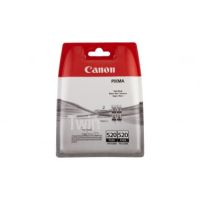 Canon 2932B012/PGI-520PGBK Ink cartridge black pigmented twin pack, 2x324 pages ISO/IEC 24711 19ml Pack=2 for Canon Pixma IP 3600/MP 980