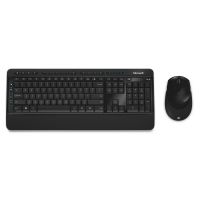 Microsoft WrlssDsktp3050 with AES USB Eng IN CD keyboard RF Wireless + USB QWERTY US International