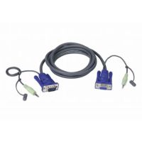 ATEN VGA / Audio Cable KVM cable Black 1.8 m