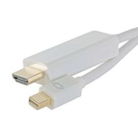 Cablenet 2m Mini DisplayPort Male - HDMI 1.4b Male 1080p White PVC Cable