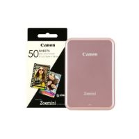 Canon Zoemini Slim Body Pocket-Sized Wireless Photo Printer including 60 Prints - Rose Gold